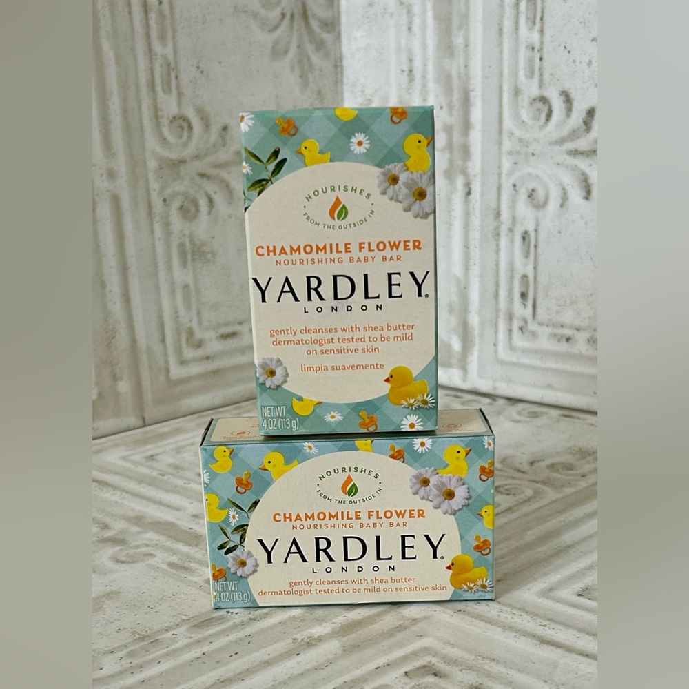 Yardley London chamomile flower of 2 bar soaps New